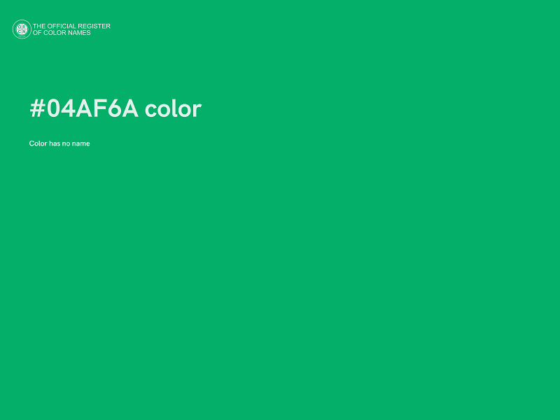 #04AF6A color image