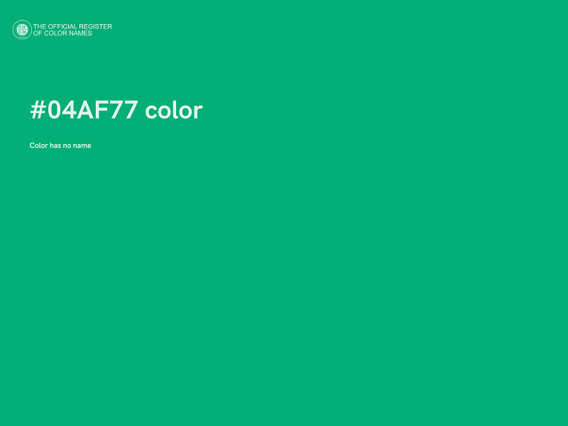 #04AF77 color image