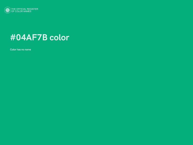 #04AF7B color image