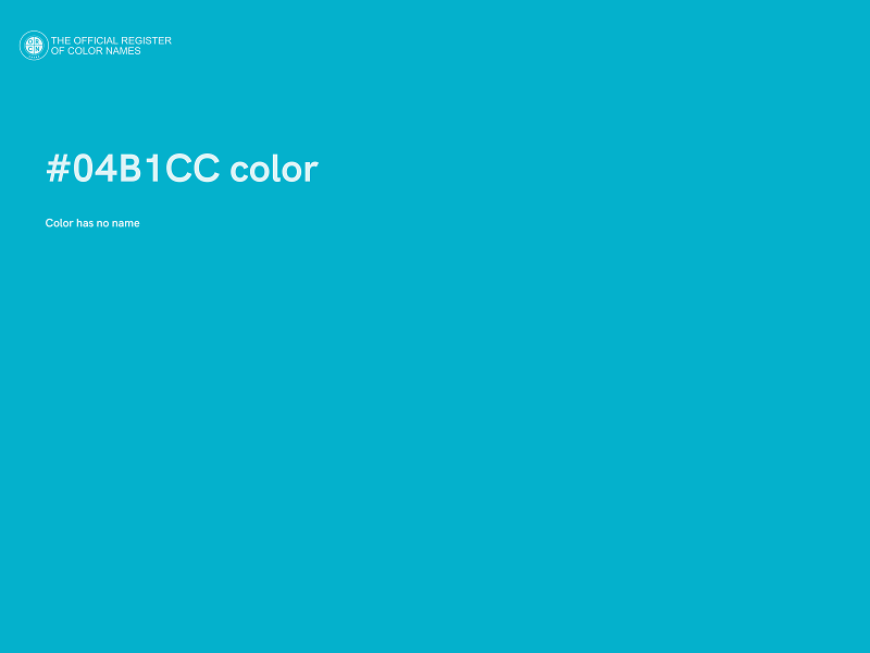 #04B1CC color image