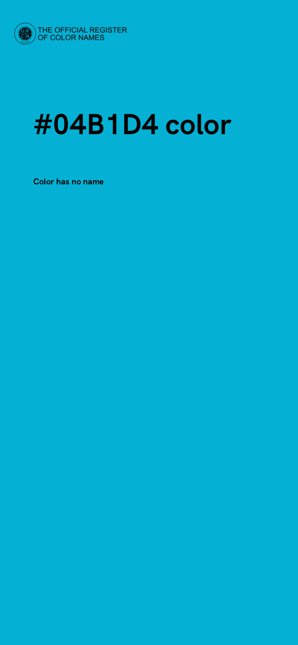 #04B1D4 color image