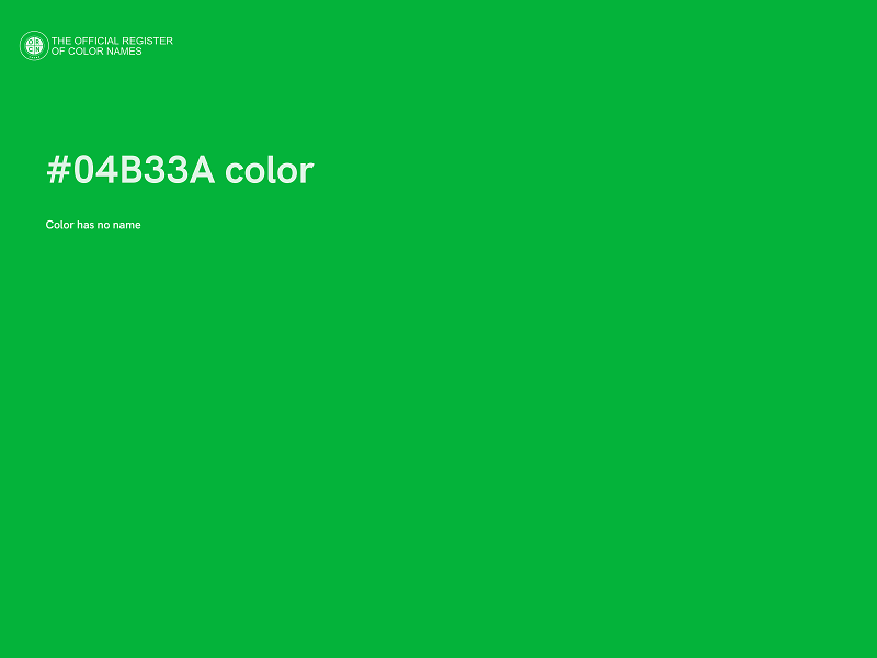 #04B33A color image