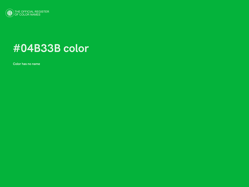 #04B33B color image