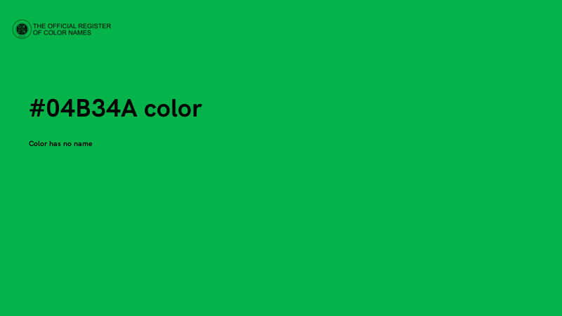 #04B34A color image