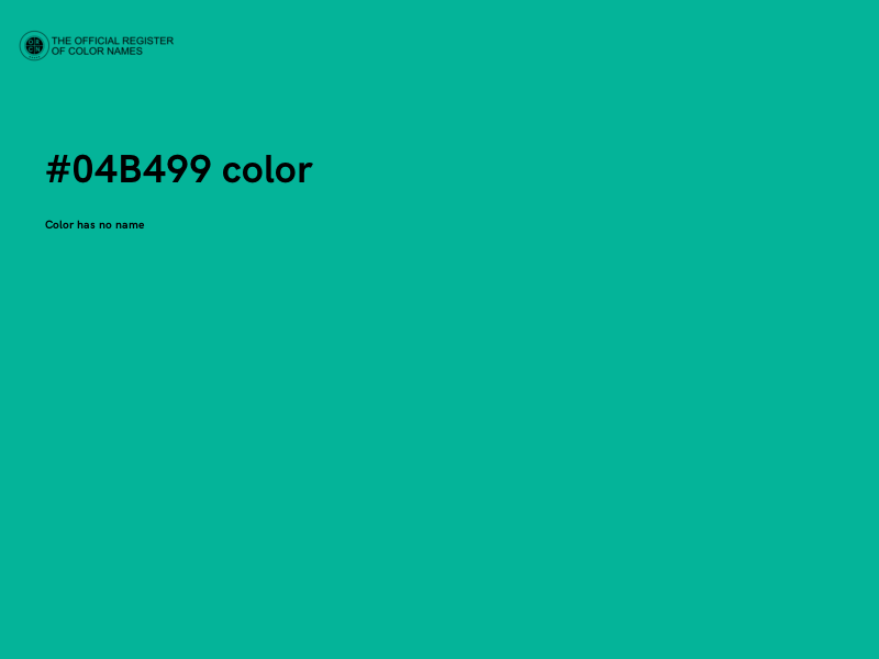 #04B499 color image