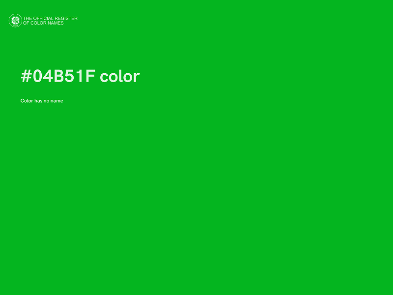 #04B51F color image