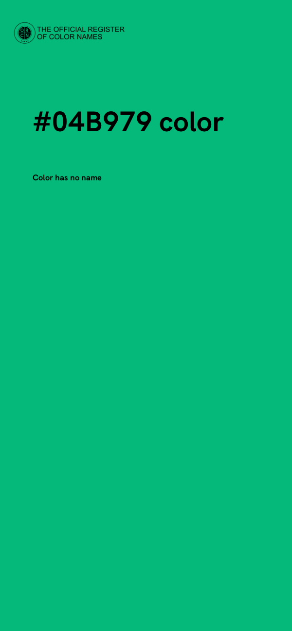 #04B979 color image
