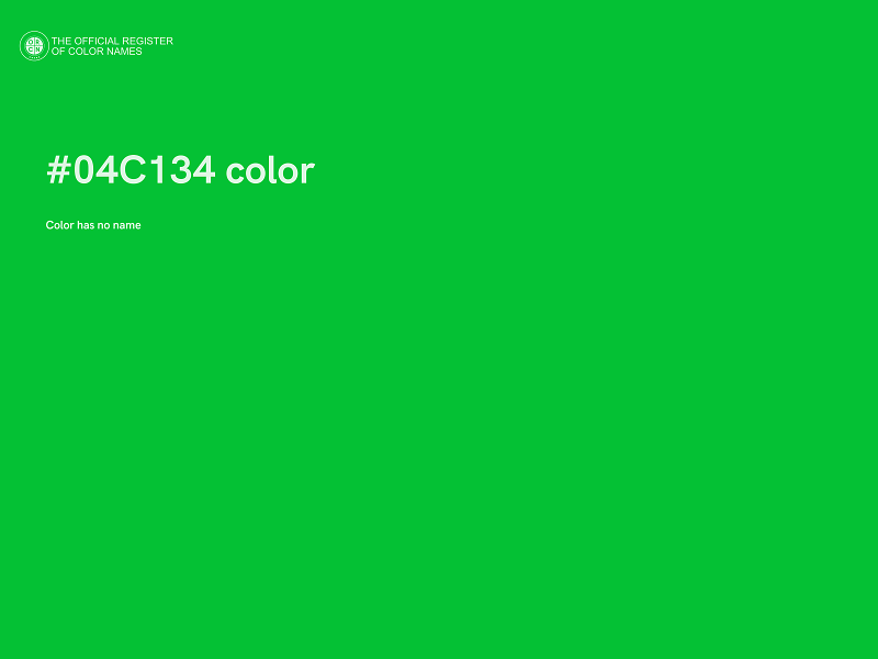 #04C134 color image