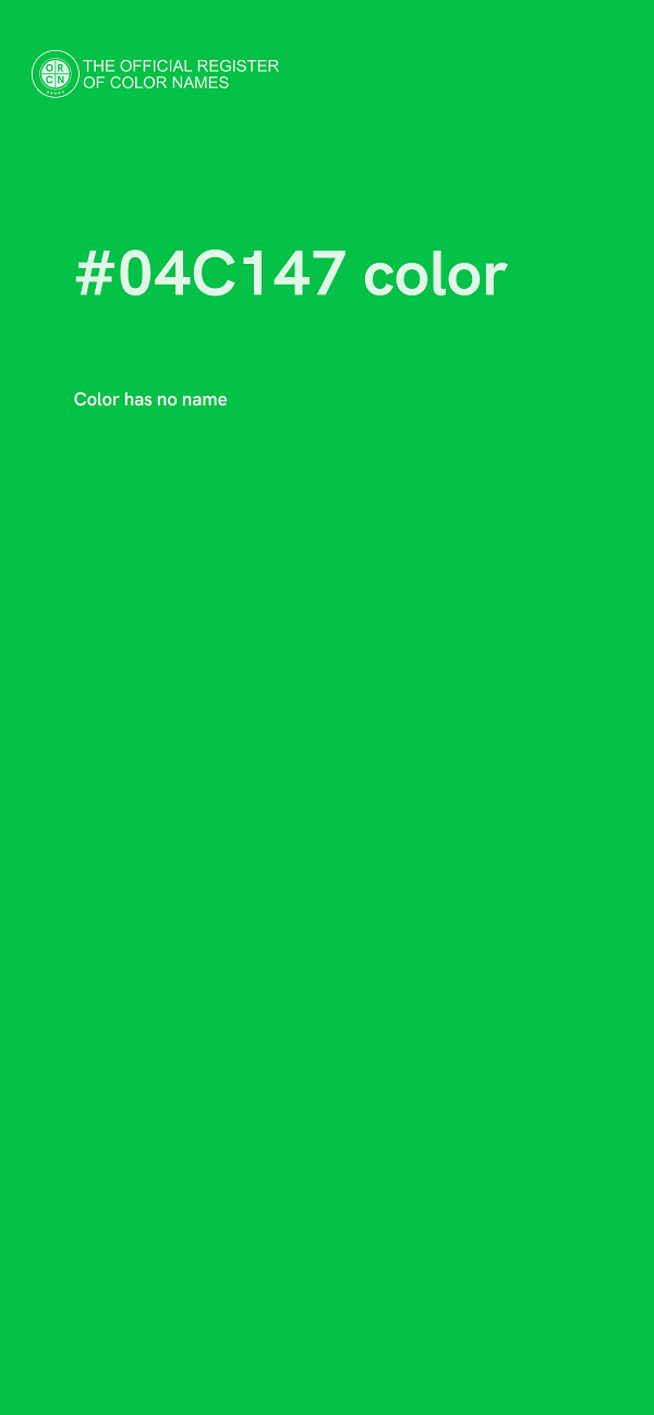 #04C147 color image
