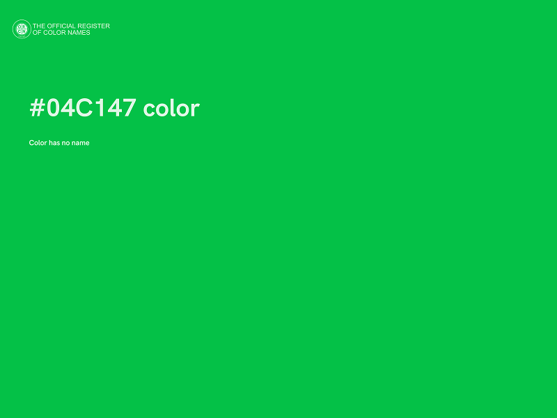 #04C147 color image