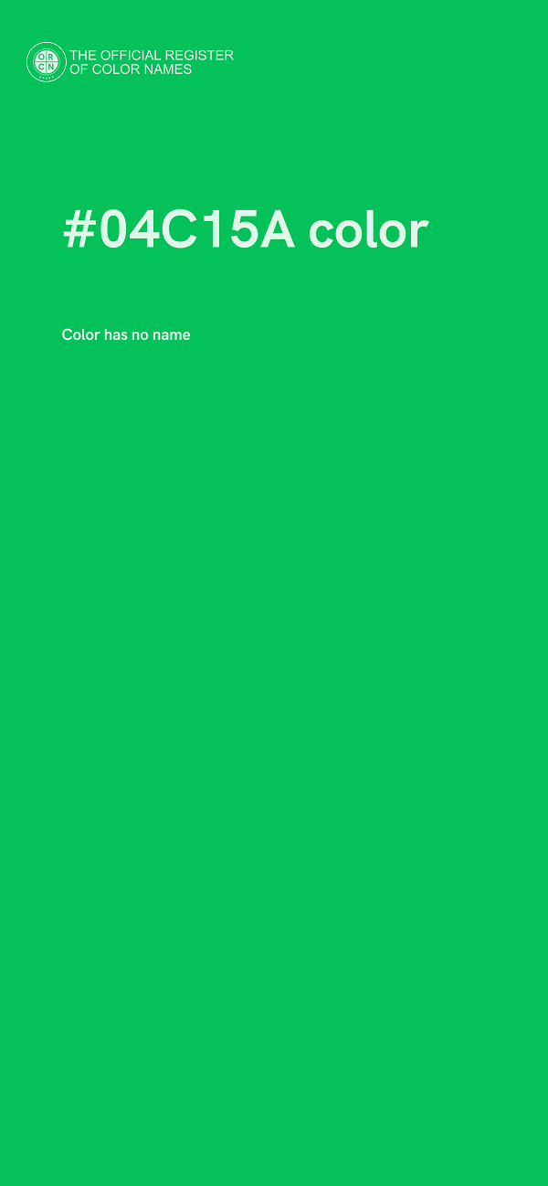 #04C15A color image