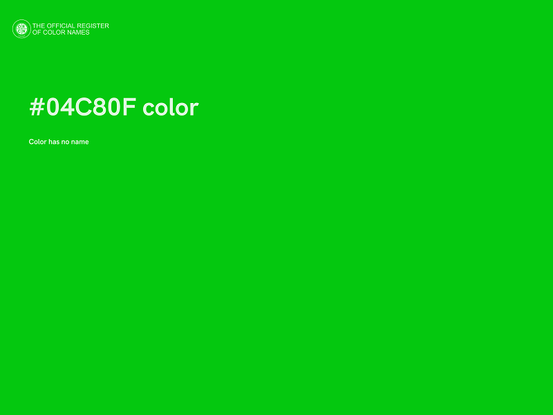 #04C80F color image