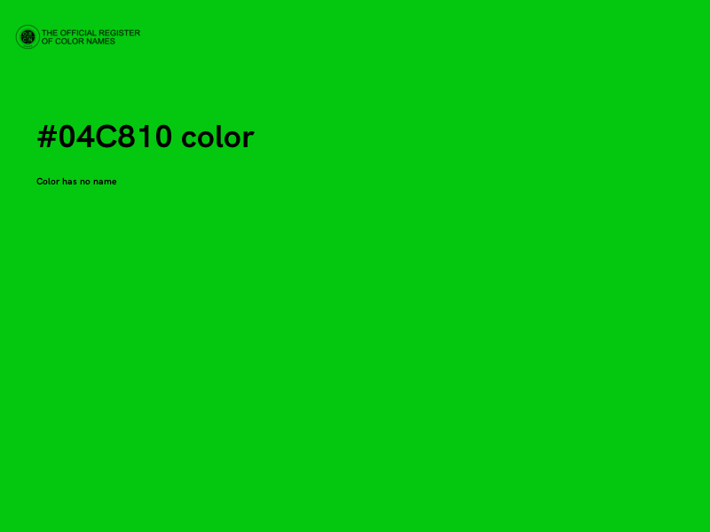 #04C810 color image