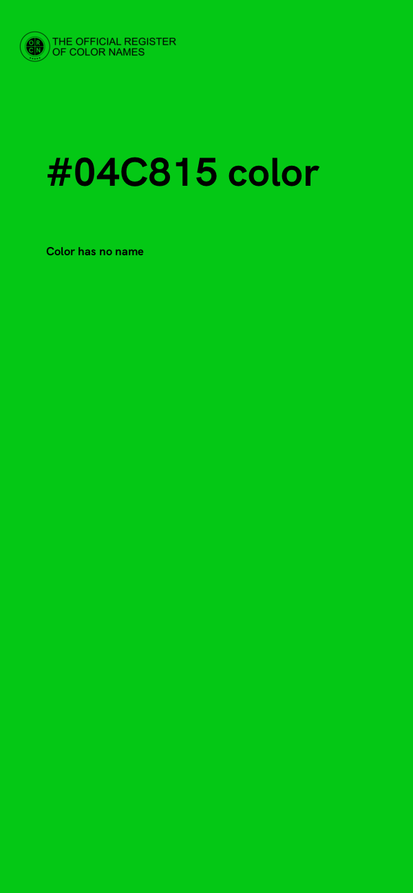 #04C815 color image