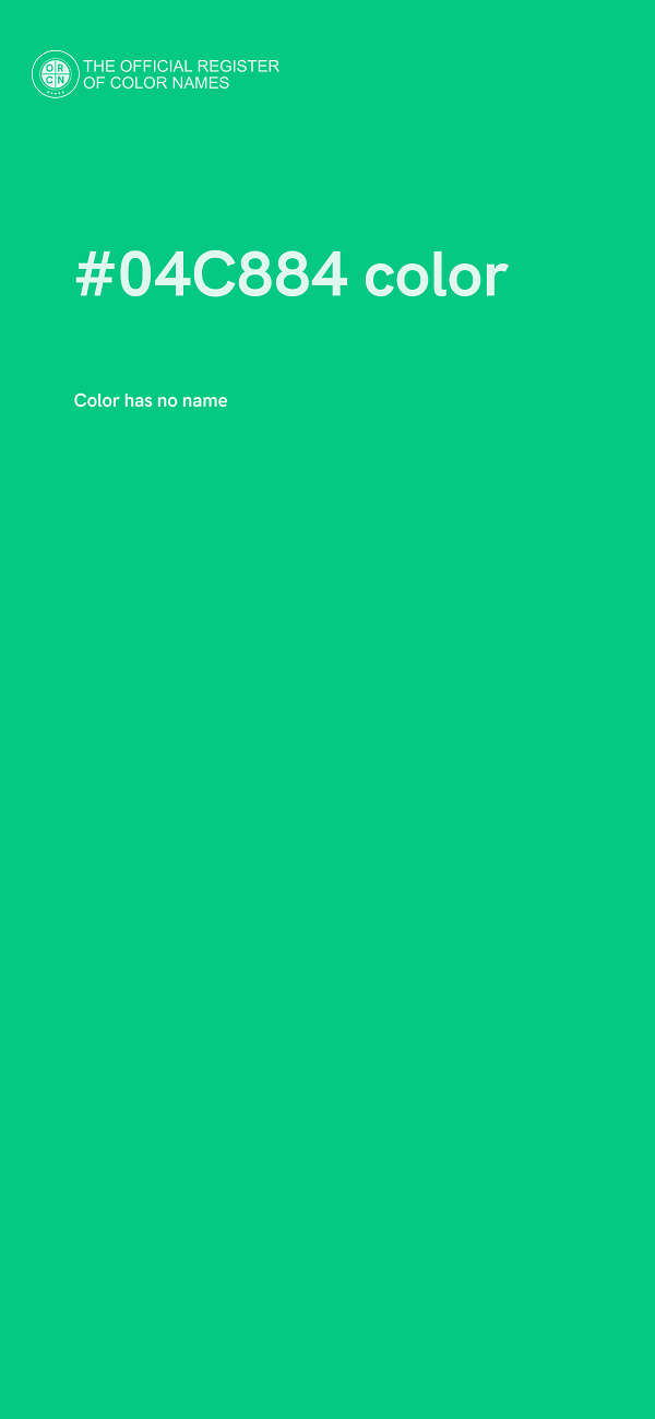 #04C884 color image
