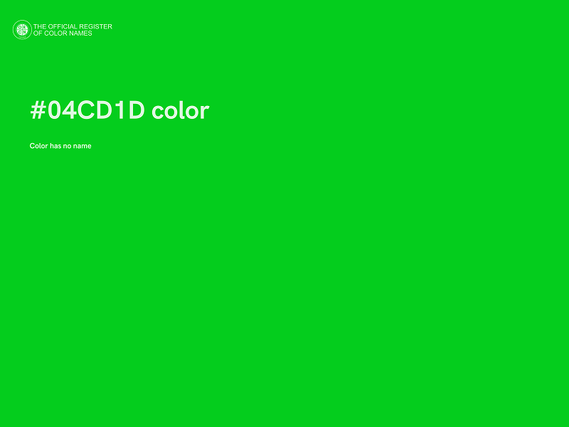 #04CD1D color image