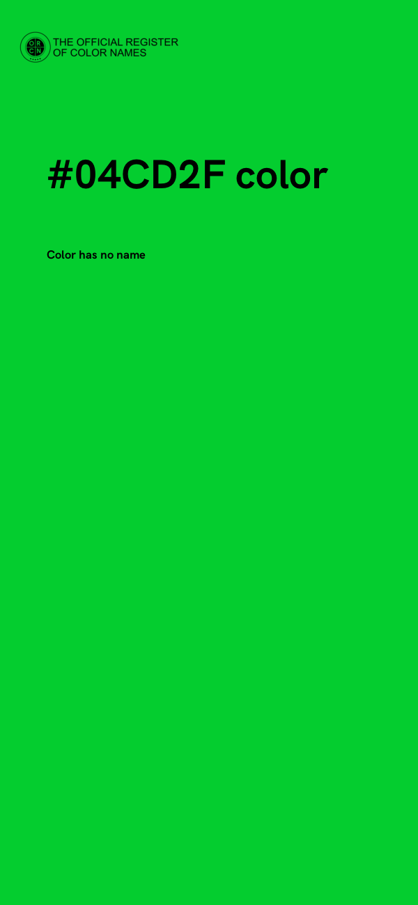 #04CD2F color image