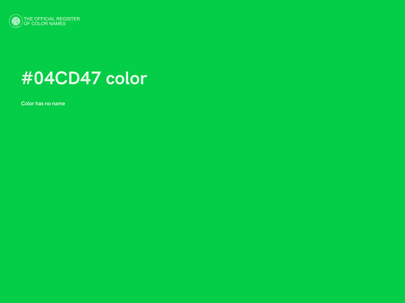 #04CD47 color image