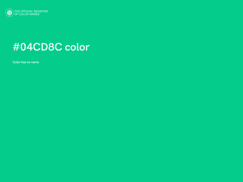 #04CD8C color image