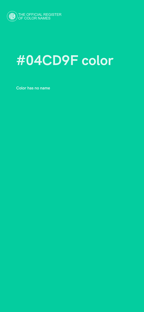 #04CD9F color image