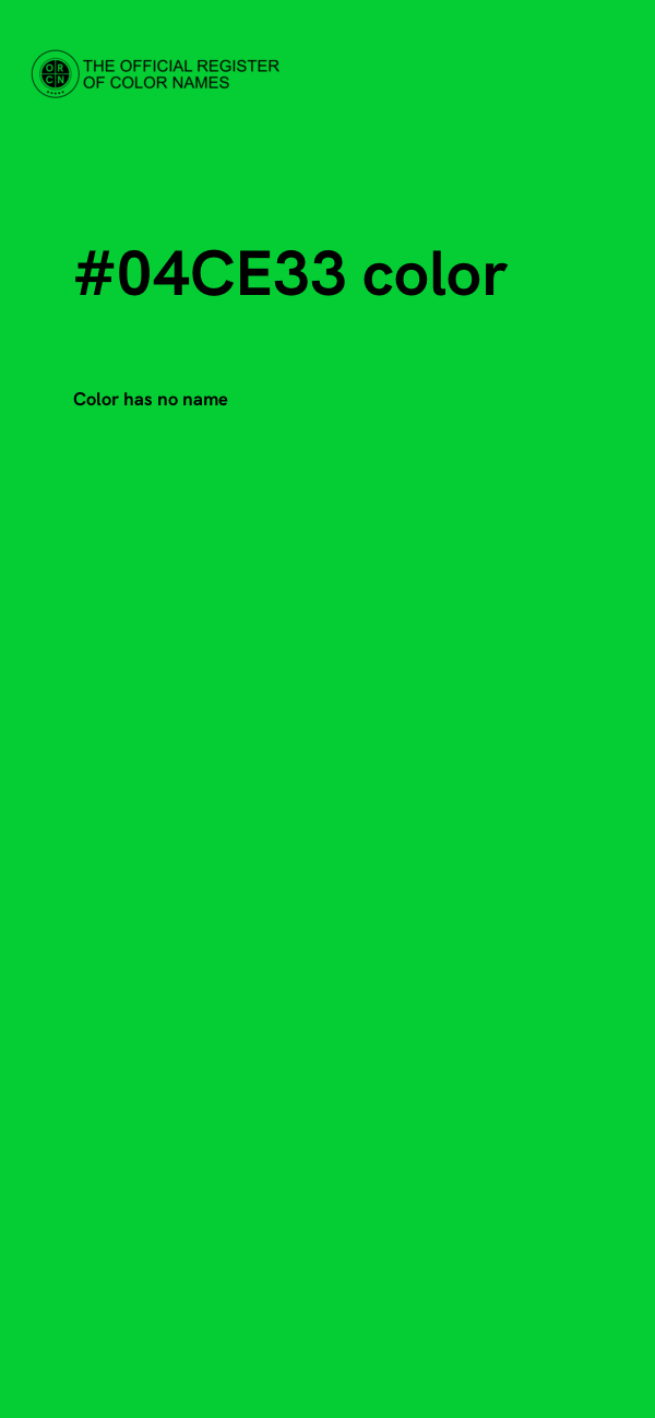 #04CE33 color image