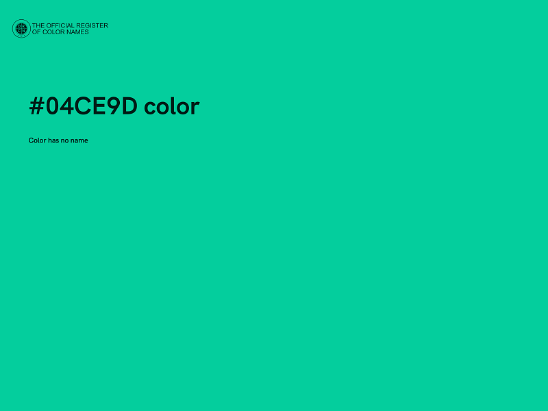 #04CE9D color image