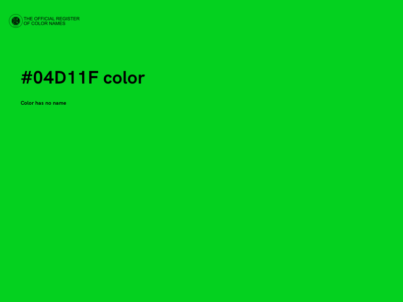 #04D11F color image