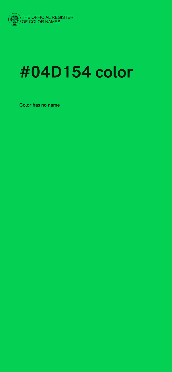 #04D154 color image