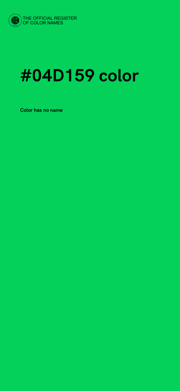 #04D159 color image