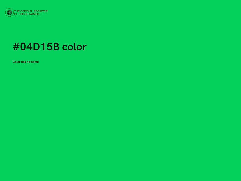 #04D15B color image