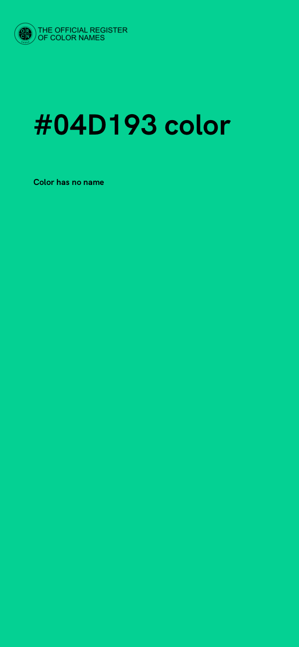 #04D193 color image