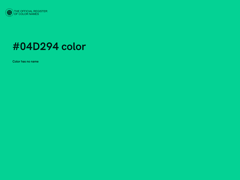 #04D294 color image