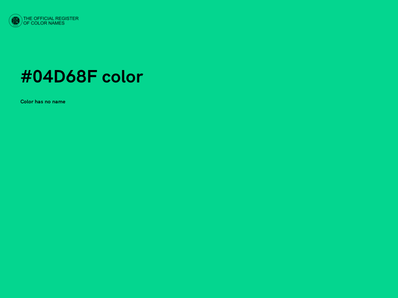 #04D68F color image