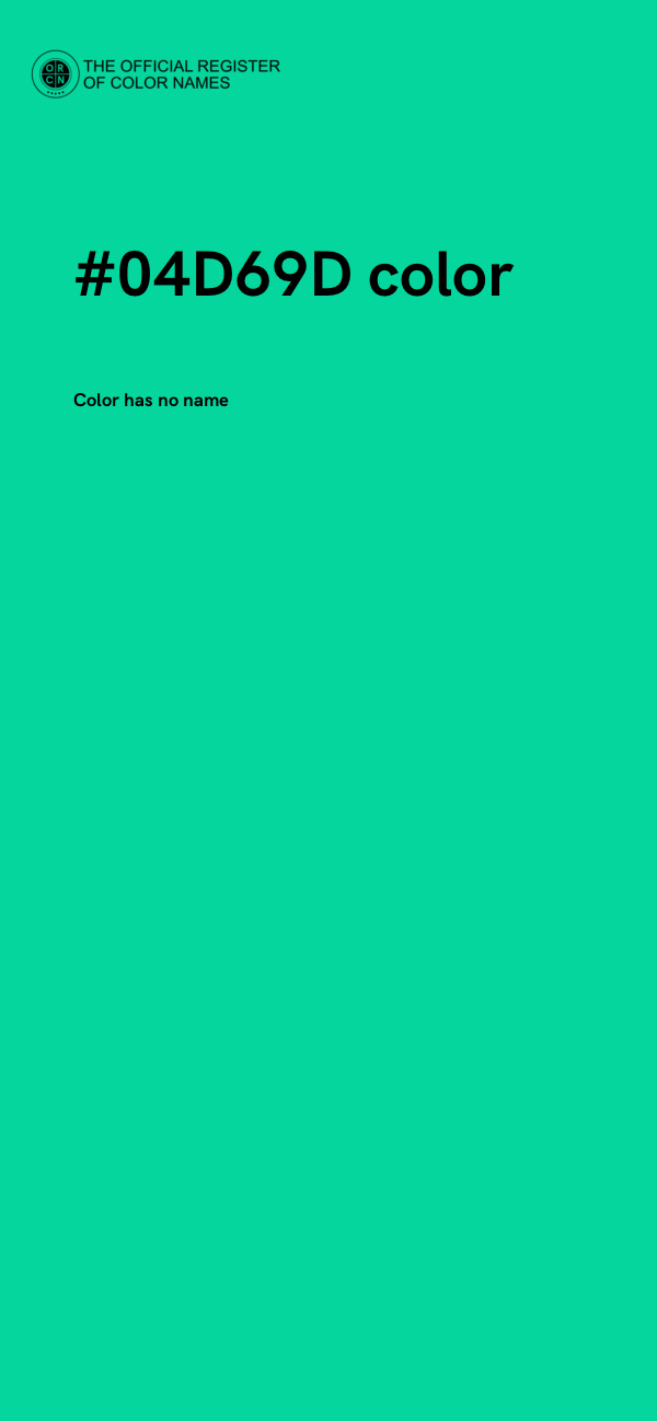 #04D69D color image