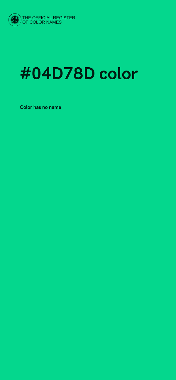 #04D78D color image