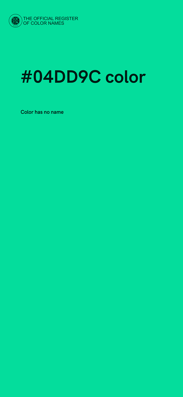 #04DD9C color image
