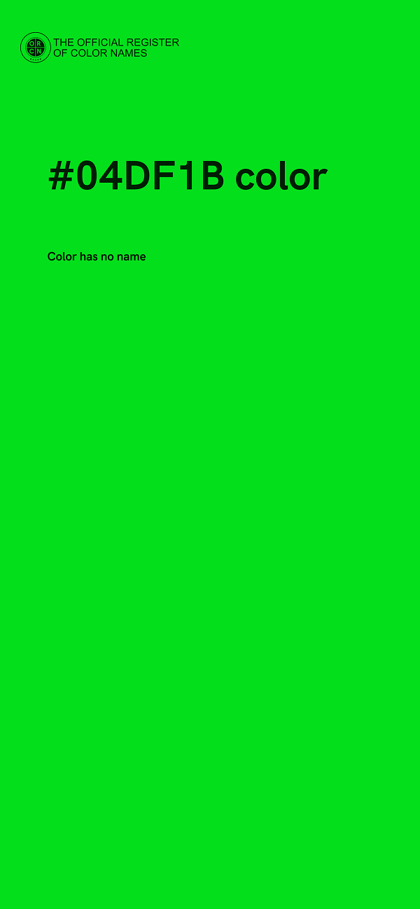 #04DF1B color image