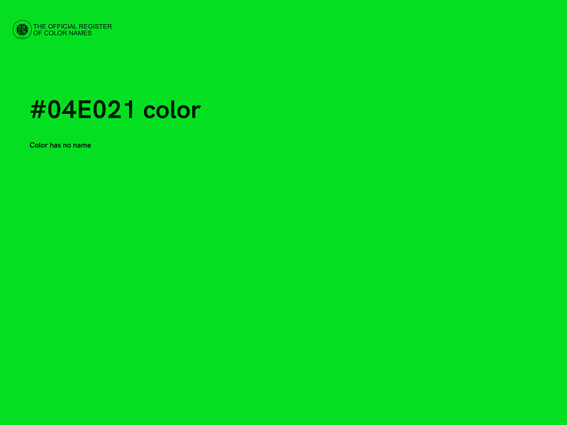 #04E021 color image
