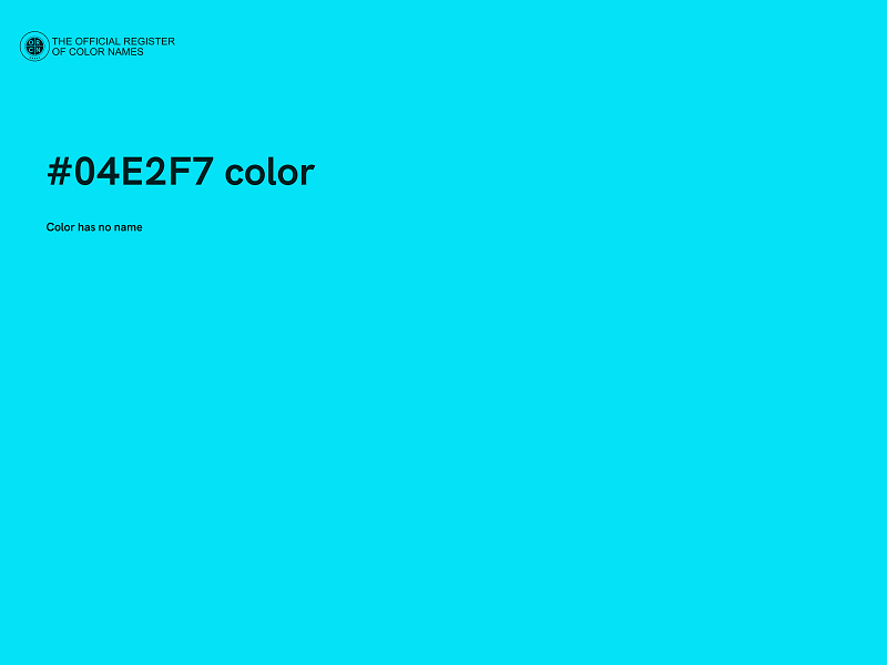 #04E2F7 color image