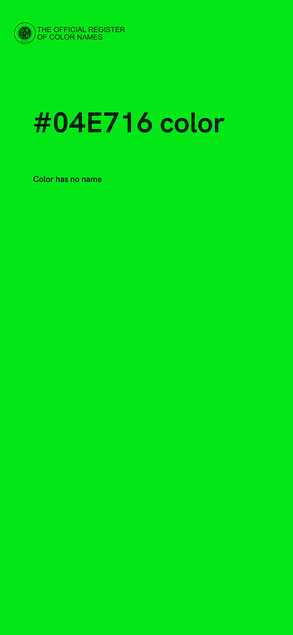 #04E716 color image