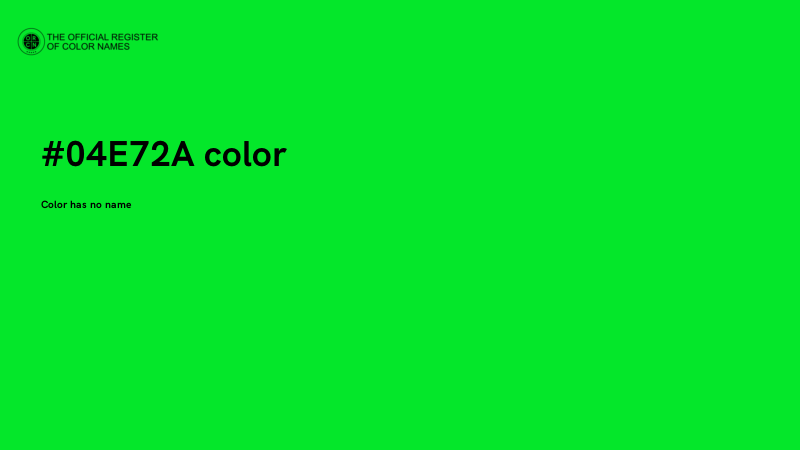 #04E72A color image