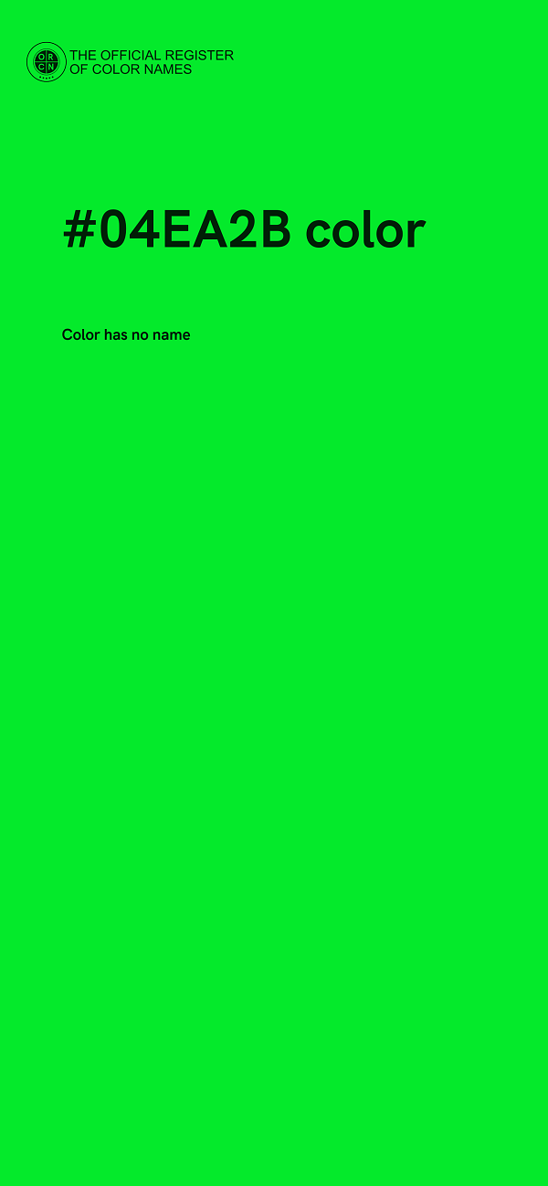#04EA2B color image