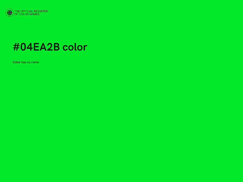 #04EA2B color image