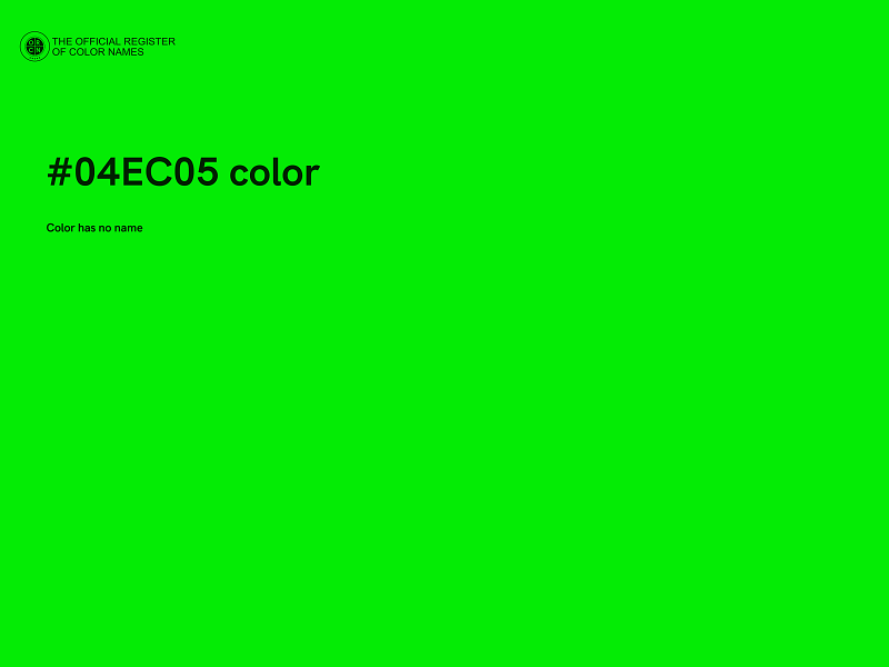 #04EC05 color image