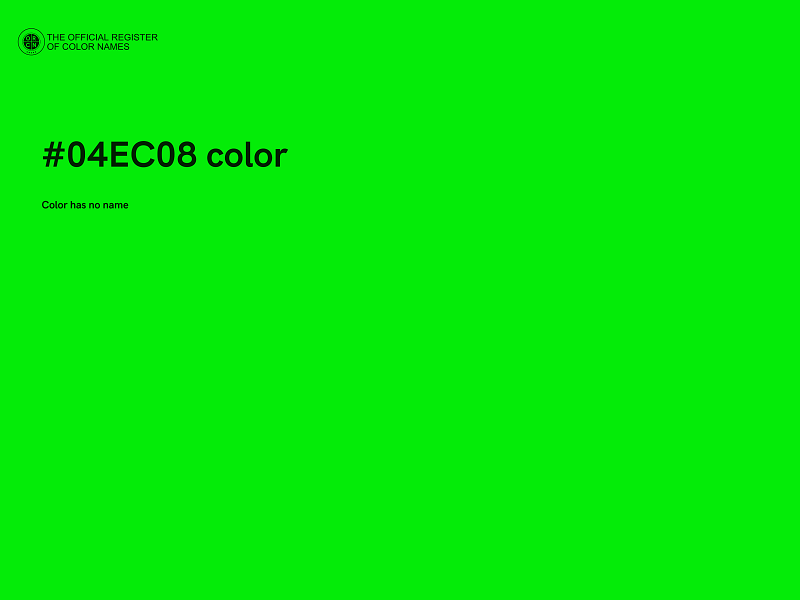#04EC08 color image