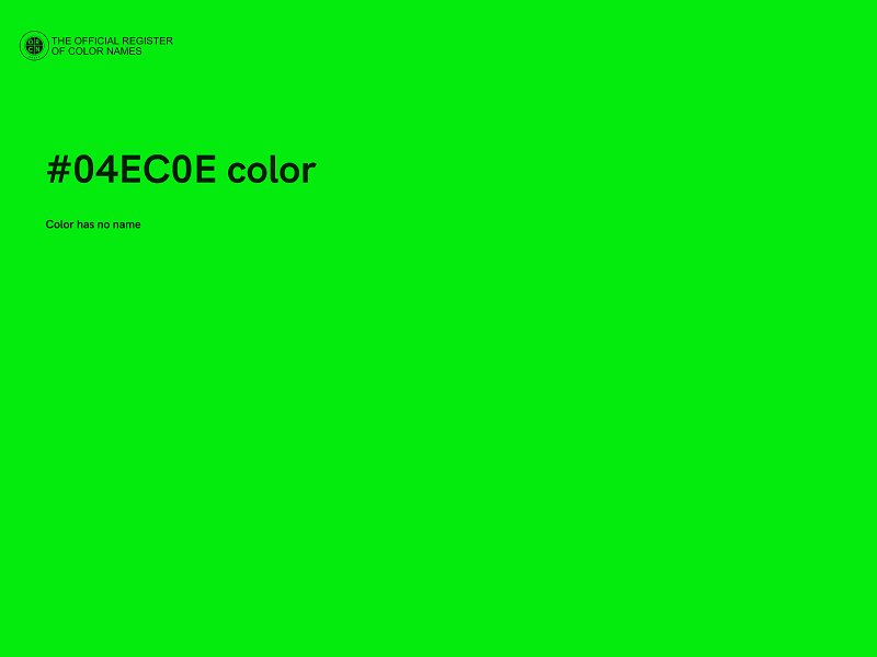 #04EC0E color image