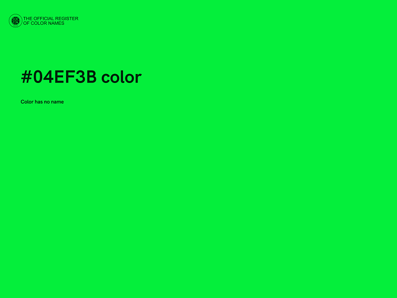 #04EF3B color image