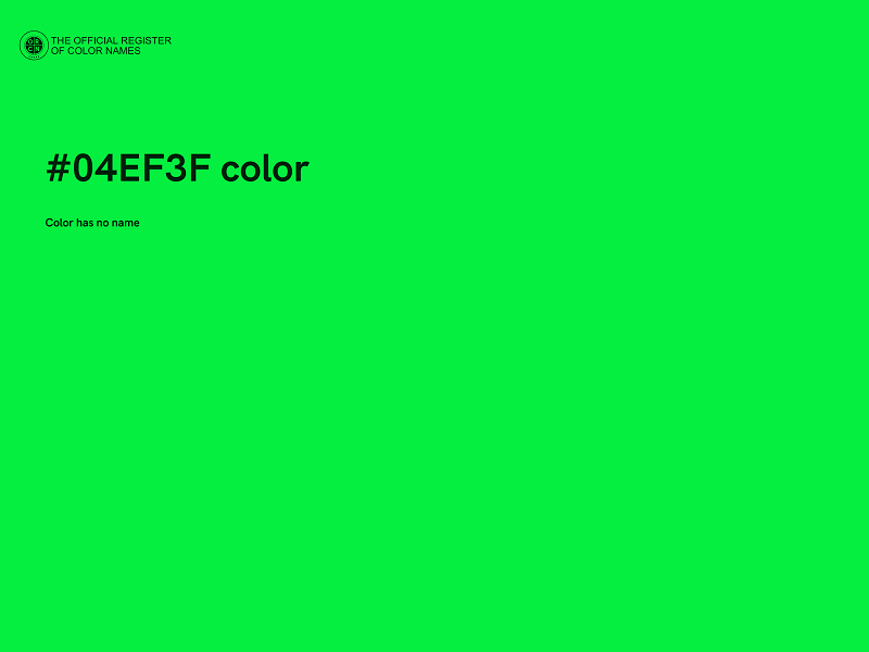 #04EF3F color image