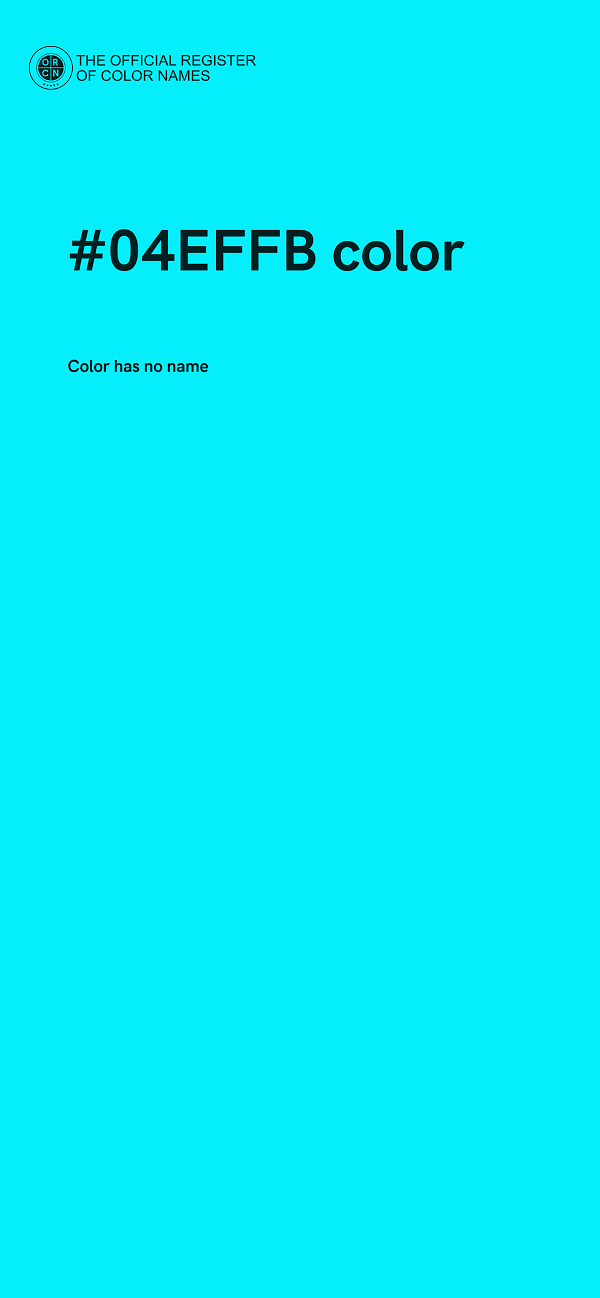 #04EFFB color image