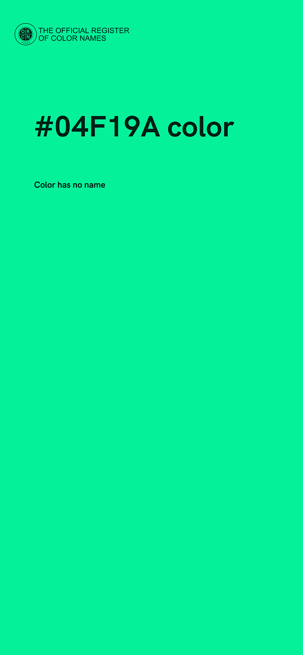 #04F19A color image